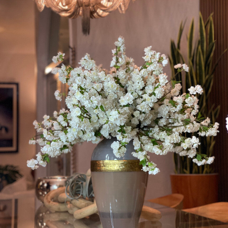 Goddess Vase with Cherry Blossoms (Burgundy 🟥 | Pink 🌸 | White ⚪)
