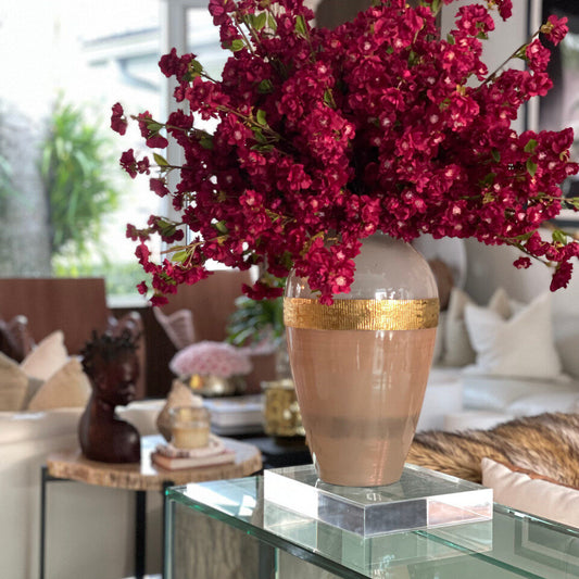 Goddess Vase with Cherry Blossoms (Burgundy 🟥 | Pink 🌸 | White ⚪)
